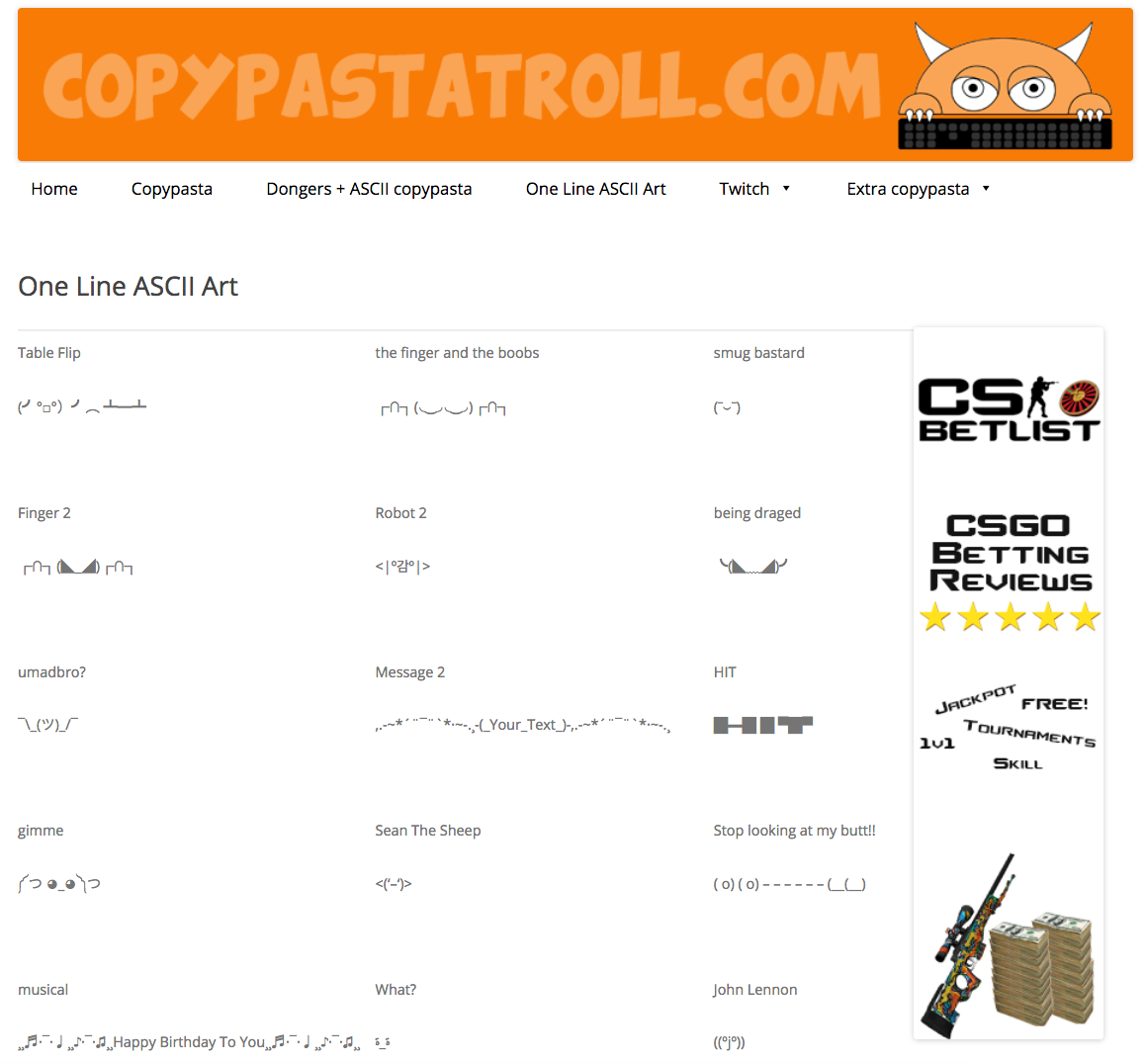copypastatroll.com - click to launch in a new window