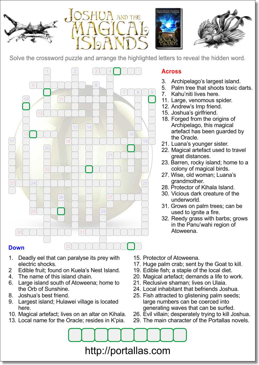 Archipelago crossword