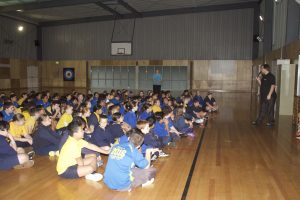 Talking to grade 5 & 6 students