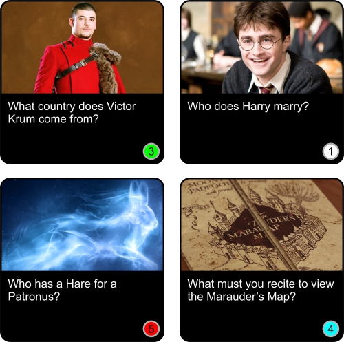 Harry Potter trivia (mixed) - click to enter!