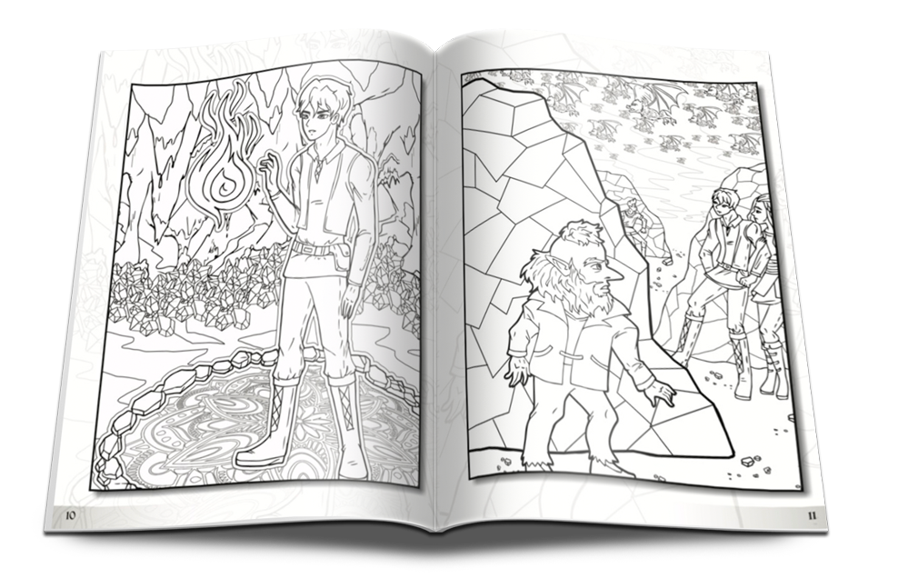 Portallas colouring book sneak peek