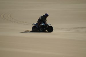 Near death experiences - Swakopmund, Namibia (quad biking)