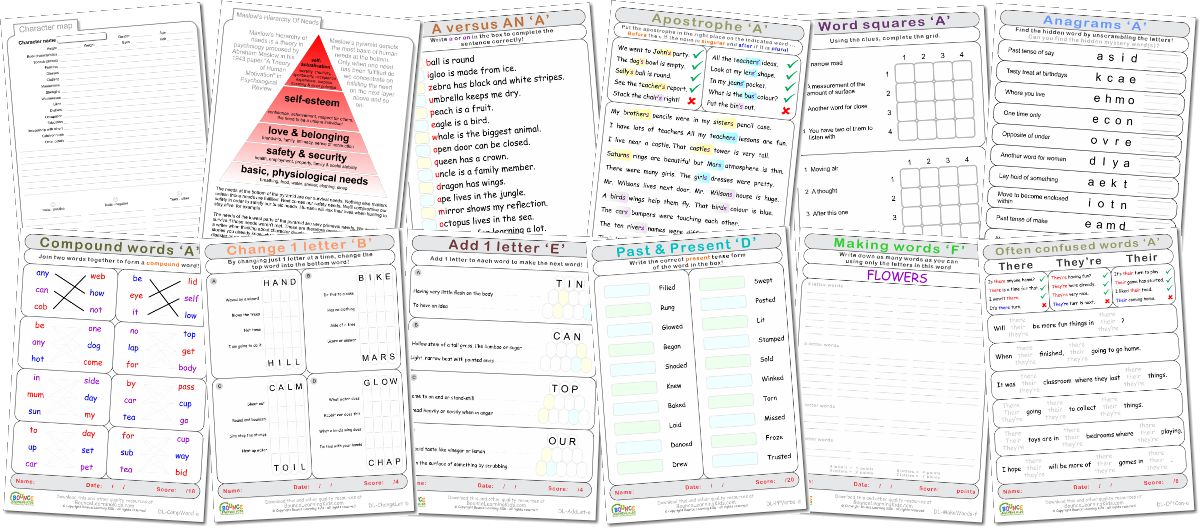 Downloadabl school resources - educational and fun!