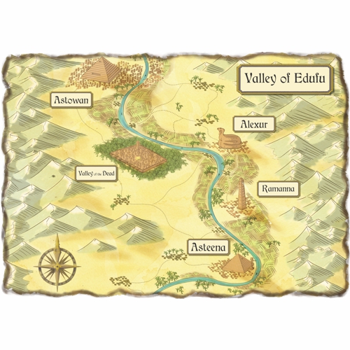 Interactive map of the Valley of Edufu