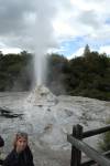 Travel photo New Zealand geyser